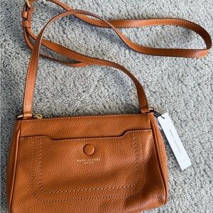 Marc Jacobs Brown Leather Crossbody Bag